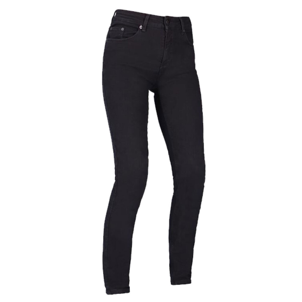 (24) Richa Original 2 Ladies Slim Fit Riding Denim Jeans Black-image-OPC-P9S6GC7-NEW