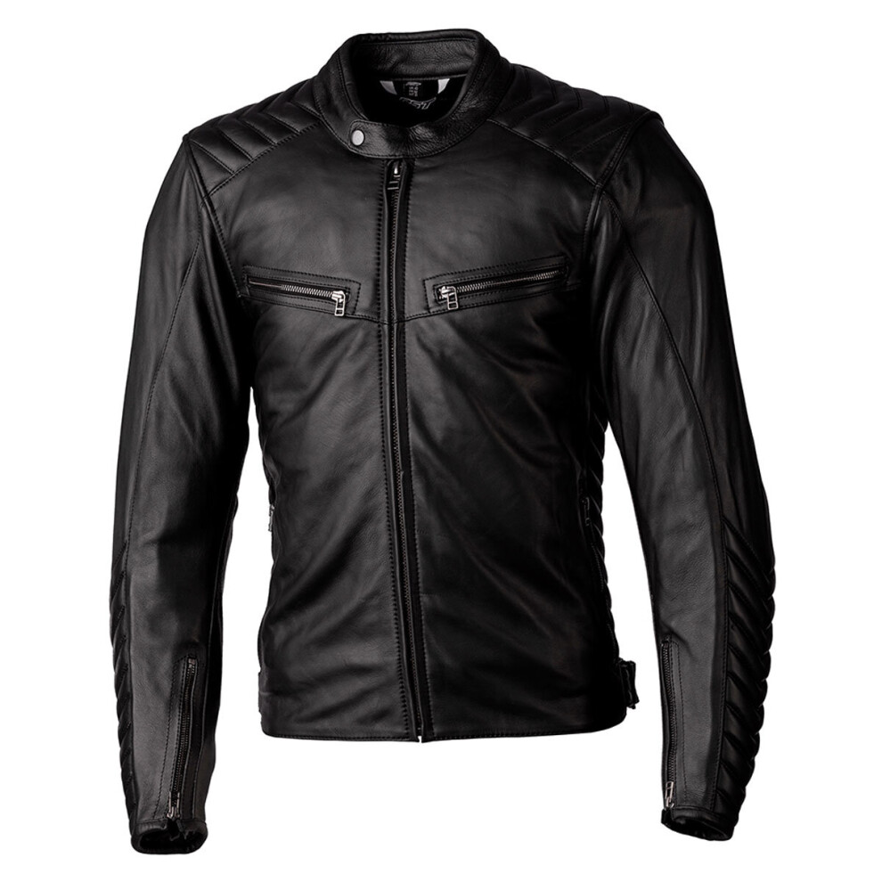(42) Rst Roadster 3 Leather Jacket Black 5056136287995