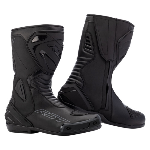 (9) RST S-1 CE Waterproof Boots Black / Black