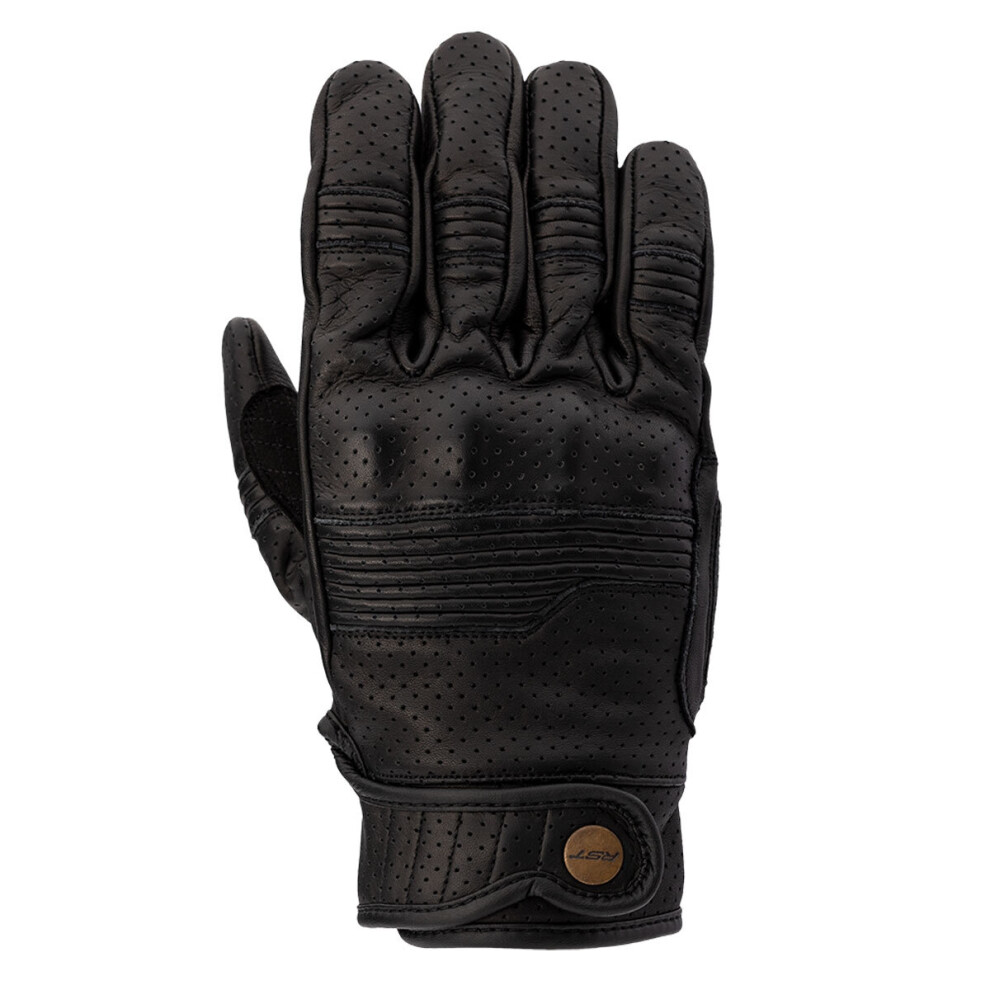 (7) Rst Roadster 3 Leather Gloves Black 5056136293729