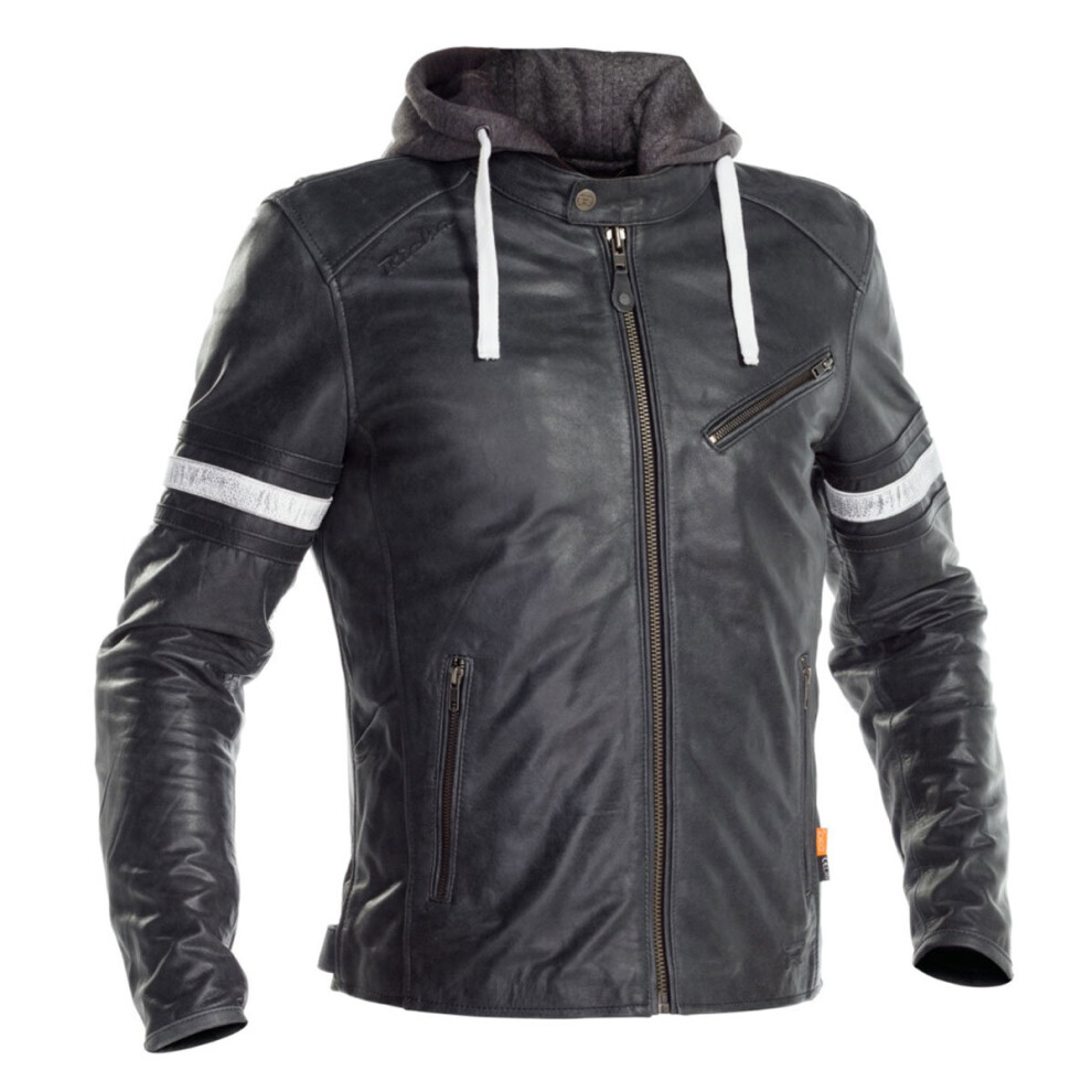 (48) Richa Toulon 2 Hooded Leather Jacket Grey 5415033265961
