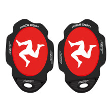 RST Flag Series Knee Sliders Manx Red