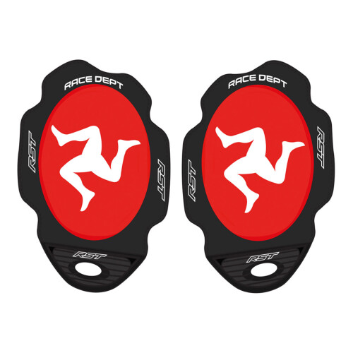 RST Flag Series Knee Sliders Manx Red
