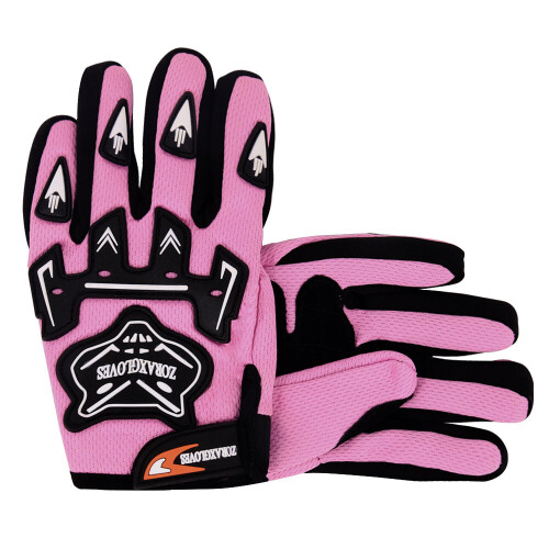 Pink XL ZORAX Kids Motocross Gloves Race Children Youth Motorbike MX Road ATV Non Slip Junior on OnBuy