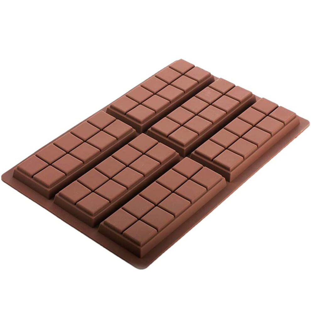 6 Cell 10 Section Silicone Chocolate Mould