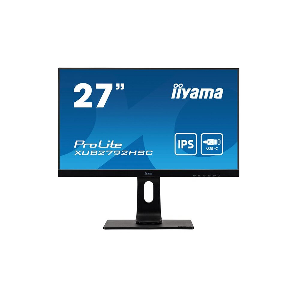 iiyama ProLite XUB2792HSC-B1 - LED monitor - 27" - 1920 x 1080 Full HD (1080p) @ 75 Hz - IPS - 250 cd/m - 1000:1 - 4 ms