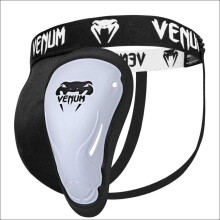 (Black/White, XL) Venum Challenger Mens Groin Guard Black/White