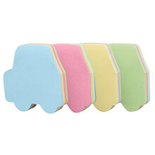 4PCS Note Adesive a Forma di Auto, Note Colorate Auto Rosa Blu Verde Giallo per Scuola Ufficio