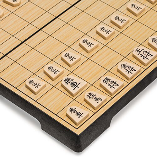 Conjunto de Jogo de Viagem Shogi Japonês Magnético - 9,6 Polegadas 2