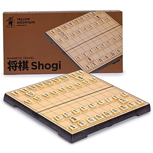 Conjunto de Jogo de Viagem Shogi Japonês Magnético - 9,6 Polegadas