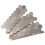Aspect Peel and Stick Πλακάκι 11in x 4in Μεταλλικό Χρυσό για Κουζίνα και Μπάνια (3-Συσκευασία) 1