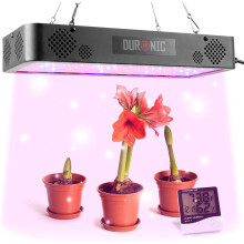 Duronic GLH90 Hanging Grow Light, Indoor Garden Lamp for Plants, 60x LED Full Spectrum Bulbs: White/Red/Blue, Double Switch, 2 Modes: Veg & Bloom