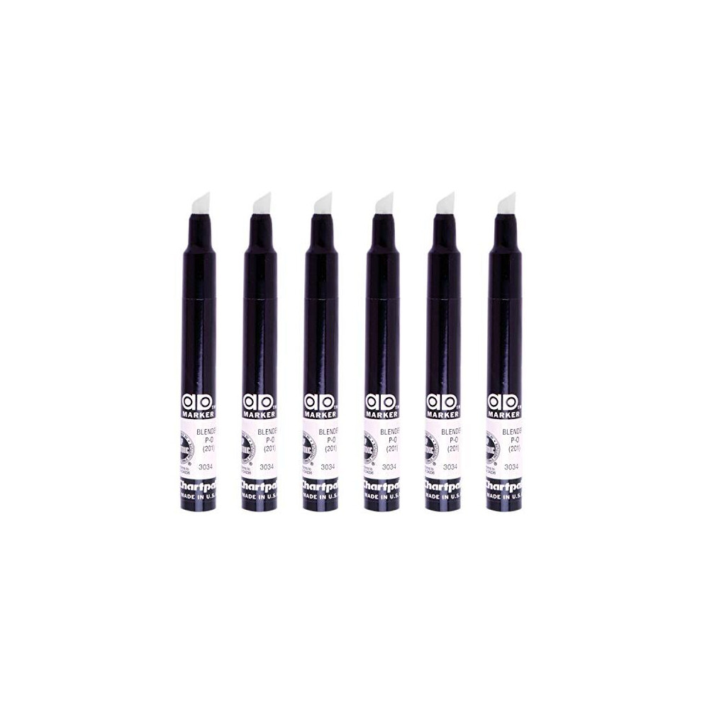 CHARTPAK Ad Markers Blenders Set of 6, Clear (PO)