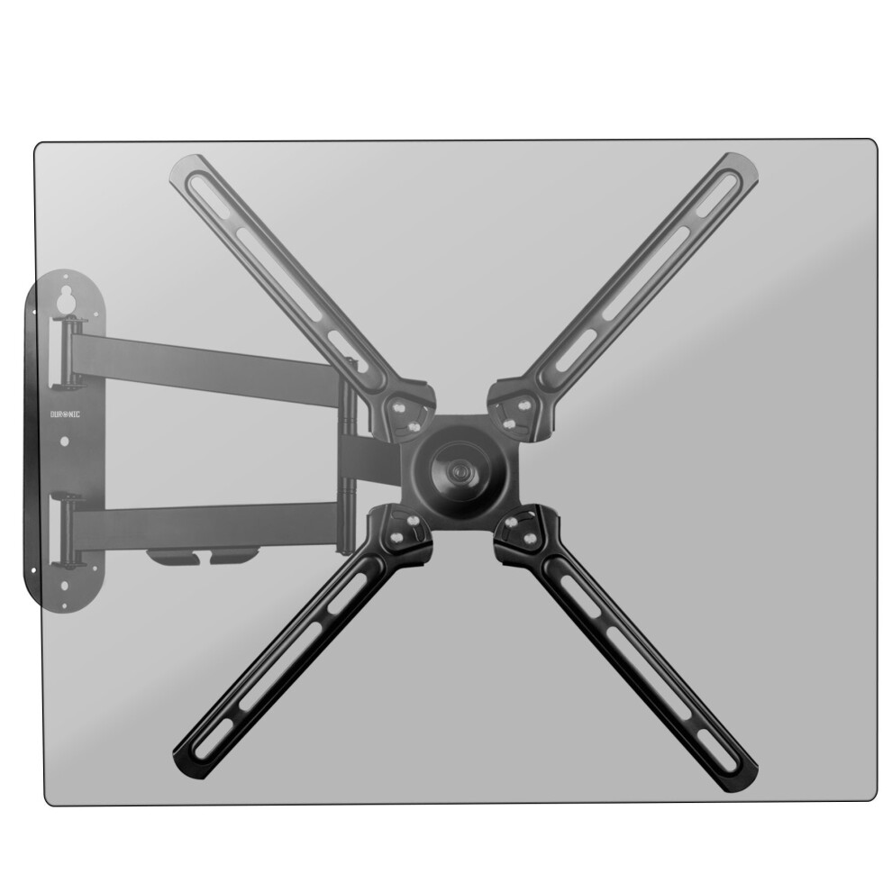 Duronic Tvb1130 Tv Bracket, Cantilever Wall Mount For 13-50" Television Screen, Tilting Action +15/-15, Vesa Up To 400X400mm, For Flat Screen (25Kg) 5060184207294