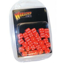 Paquete de 30 Dados D6 | Set de Dados de 10mm Clásico Rojo con Puntos | para Juegos de Mesa