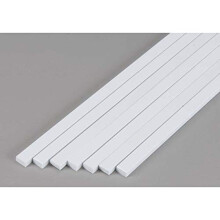 Evergreen 389?quare Profile 600x3,2x6,4?Pack of 7)