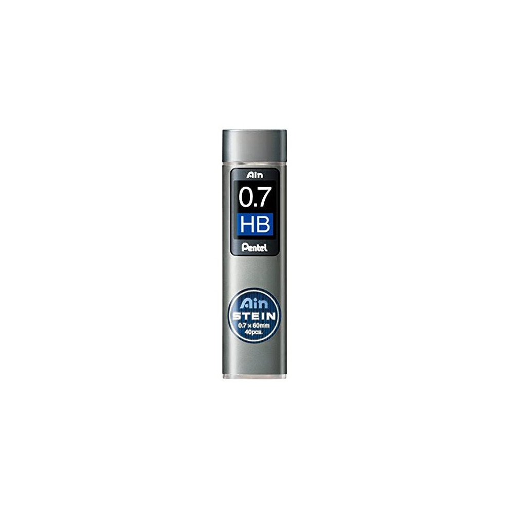 Pentel Ain Stein Mechanical Pencil Lead, 0.7Mm Hb, 40 Leads (C277-Hb)