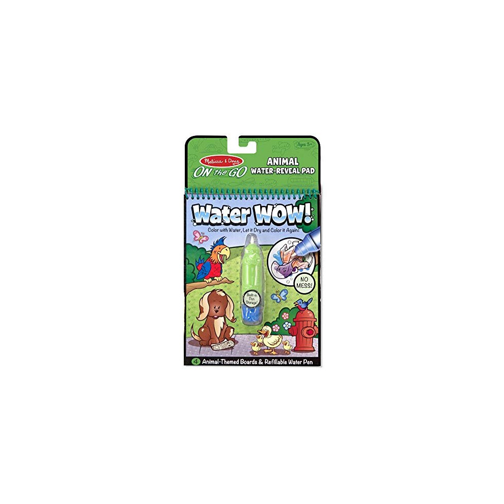 Melissa & Doug On the Go Water Wow! Reusable Water-Reveal Activity Pad - Animals