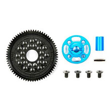 Tamiya TAM54500 54500 Rc TT02 Hochgeschwindigkeitsgetriebesatz, 68 Z hne, schwarz