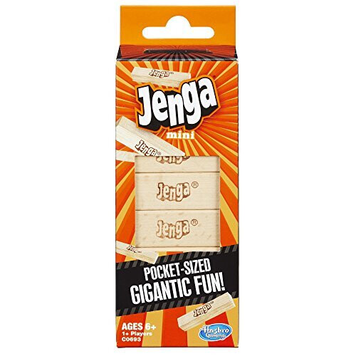 Hasbro Hasbro Gaming Jenga Mini Jeu Marron/a pour les 6 ans et plus