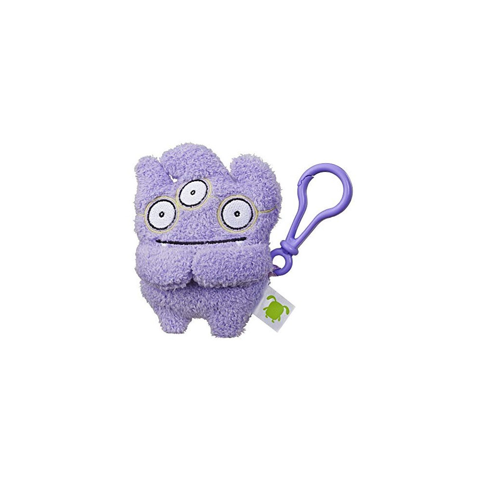 Hasbro Uglydolls Tray to-Go Stuffed Plush Toy with Clip, 5" Tall