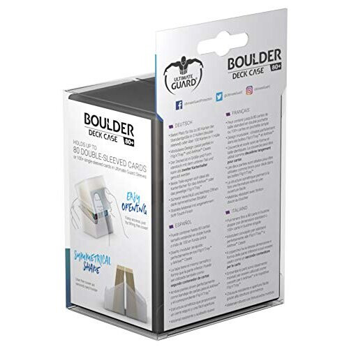 Ultimate Guard Boulder 80+ Deck Case Onyx 1
