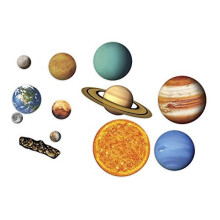 Learning Resources Giant Magnetic Solar System, Whiteboard Display, 13 Piece Set, Ages 5+