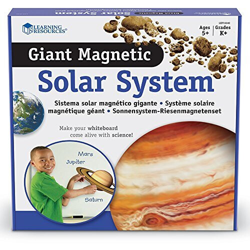 Learning Resources Learning Resources Giant Magnetic Solar System, Whiteboard Display, 13 Piece Set, Ages 5+ 2