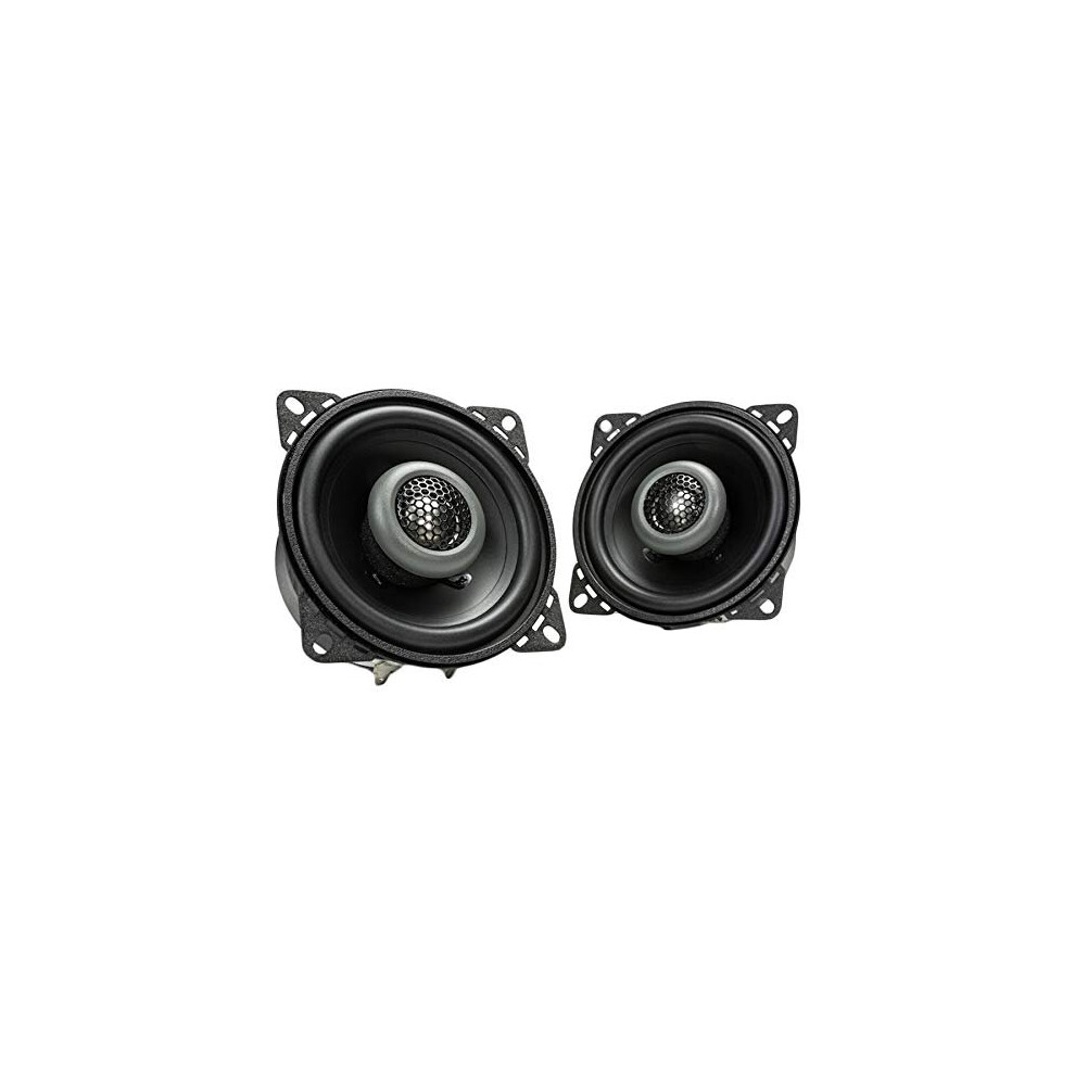 Mb Quart Fkb110 Formula Car Speakers (, Pair) ?4 Inch Coaxial Speakers, 40 Watt, 2-Way Car Audio, Internal Crossover, 1 Inch Tweeters (Grill Black 806576228332
