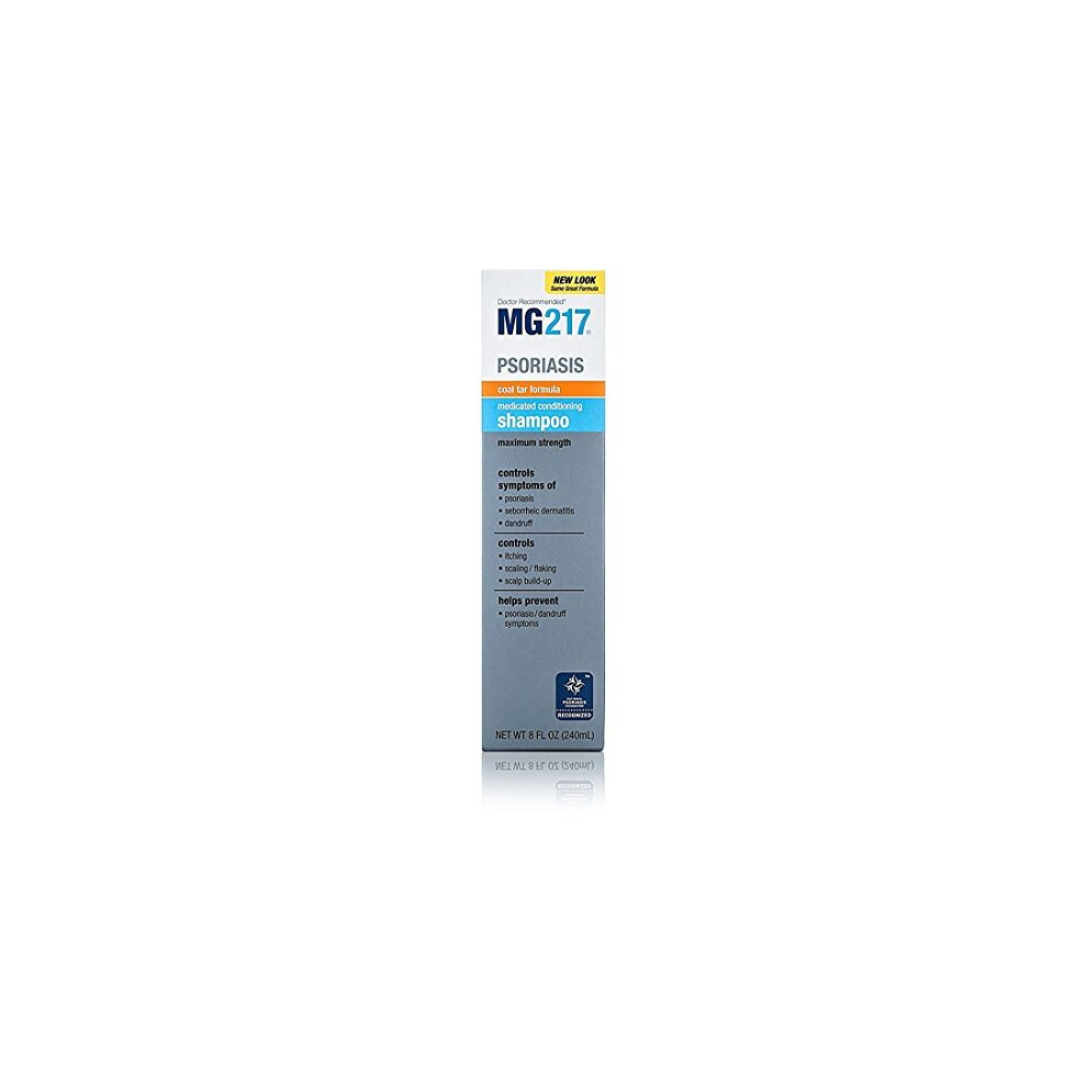 MG217 Medicated Conditioning Coal Tar Formula Shampoo, 8 Fluid Ounce (Pack of 2)