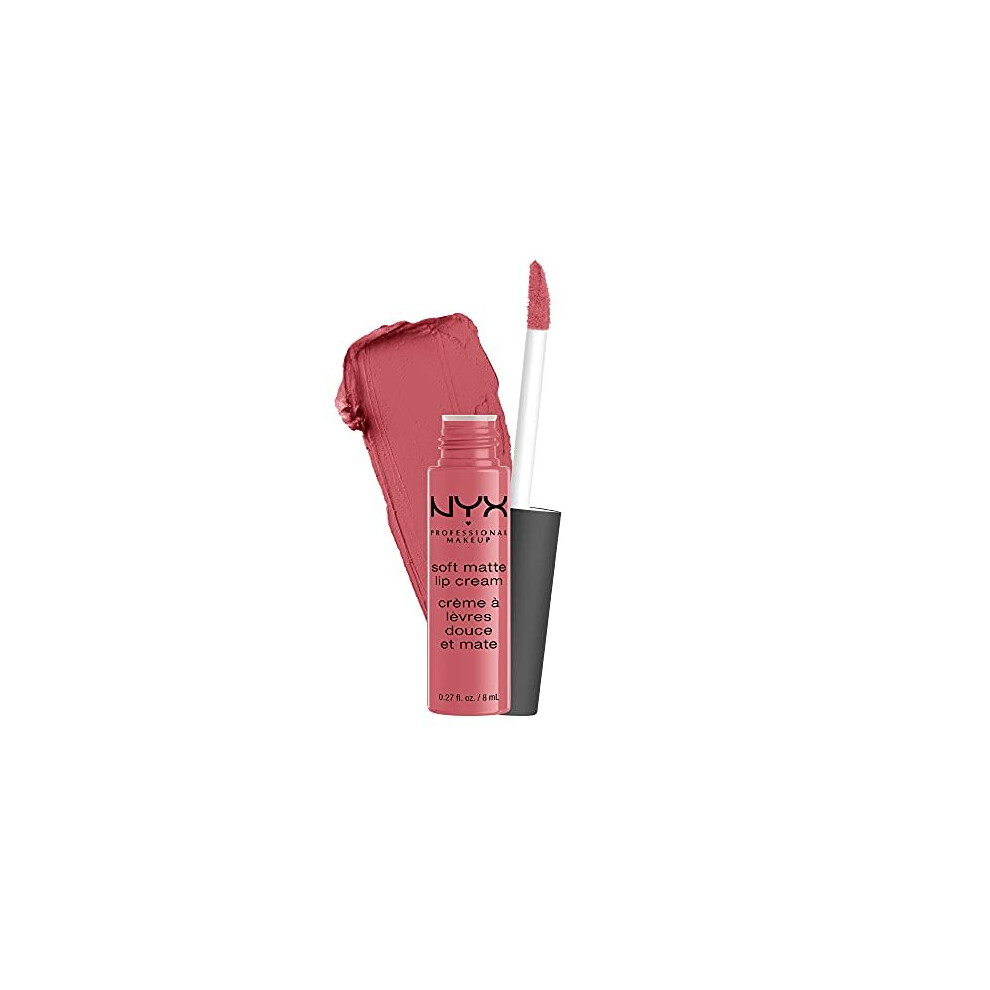 NYX PROFESSIONAL MAKEUP Soft Matte Lip Cream, Lightweight Liquid Lipstick - Cannes (Matte Muted Mauve)