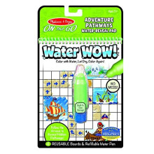 Melissa & Doug On The Go Water Wow! Reusable Water-Reveal Activity Pad ?Adventure Pathways