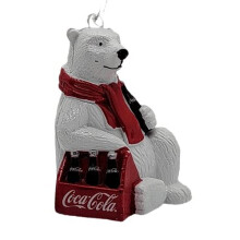 Ozdoba Kurt Adler Coca-Cola Polar Bear s balen m 6 flia