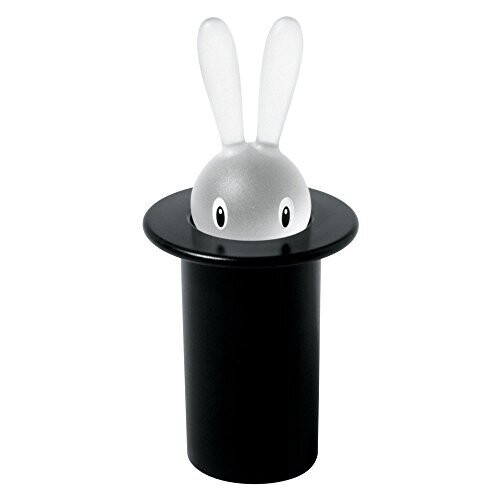 Alessi Alessi Κάτοχος Οδοντογλυφίδων Magic Bunny, Μαύρος