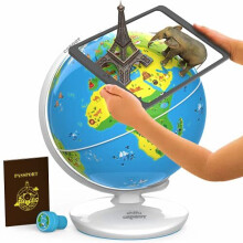 Orboot Earth by PlayShifu (App Based): Interactive AR Globe For Kids, STEM Toy Ages 4-10, Educational Gift For Boys & Girls (No Borders, No Names