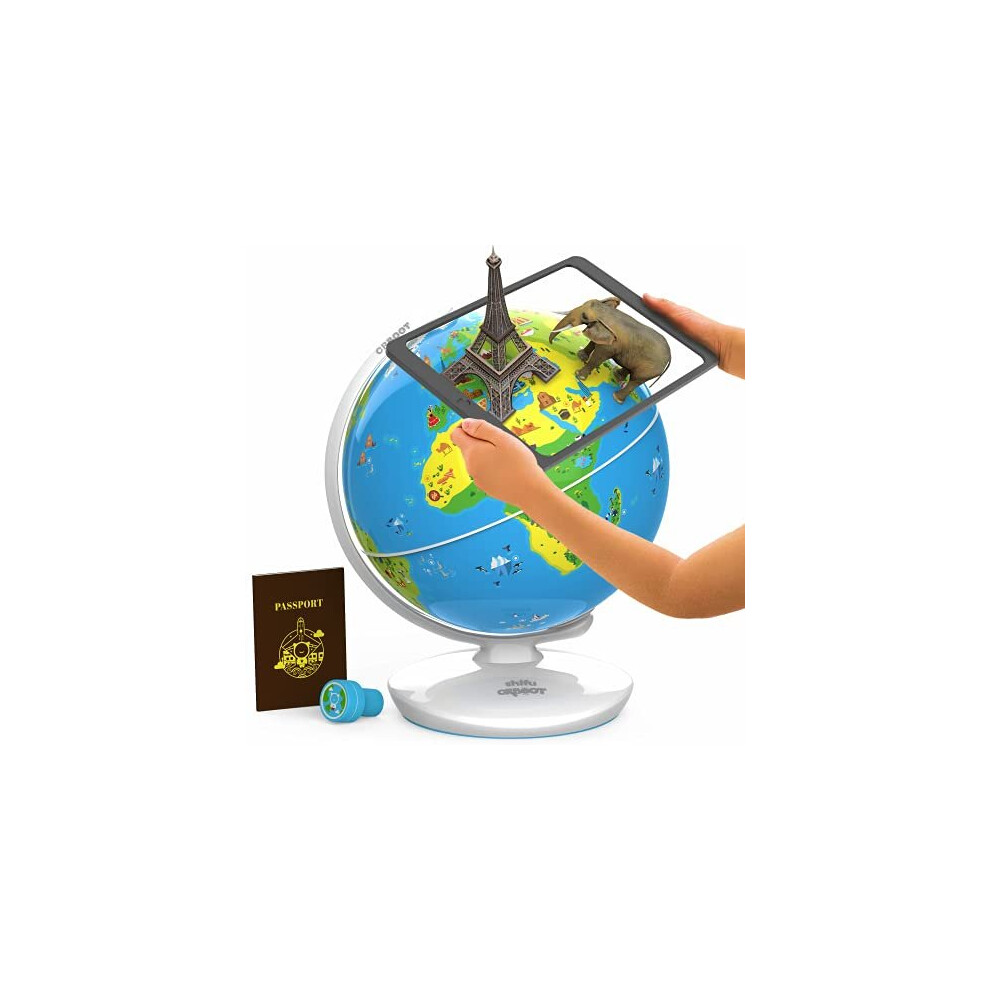 Shifu Orboot Earth By Playshifu (App Based): Interactive Ar Globe For Kids, Stem Toy Ages 4-10, Educational Gift For Boys & Girls (No Borders, No Names