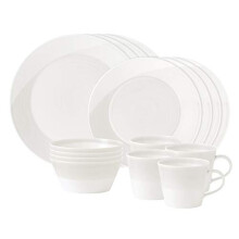 Royal Doulton 1815 White Collection 16-Piece Dinnerware Set