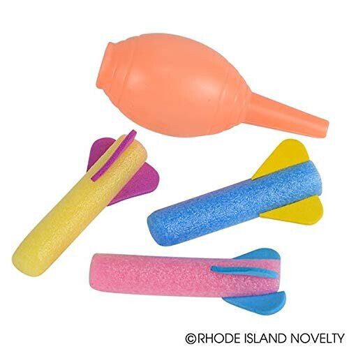 Rhode Island Novelty 3.5 Inch Foam Rocket Launcher Δώδεκα Τεμάχια Ανά Παραγγελία 2