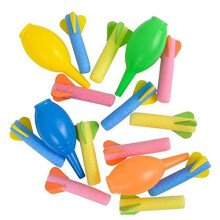 Rhode Island Novelty 3,5 Inch Foam Rocket Launcher - 12 Stuks Per Bestelling