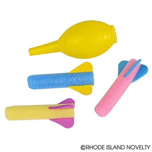Rhode Island Novelty 3.5 Inch Foam Rocket Launcher Δώδεκα Τεμάχια Ανά Παραγγελία 1