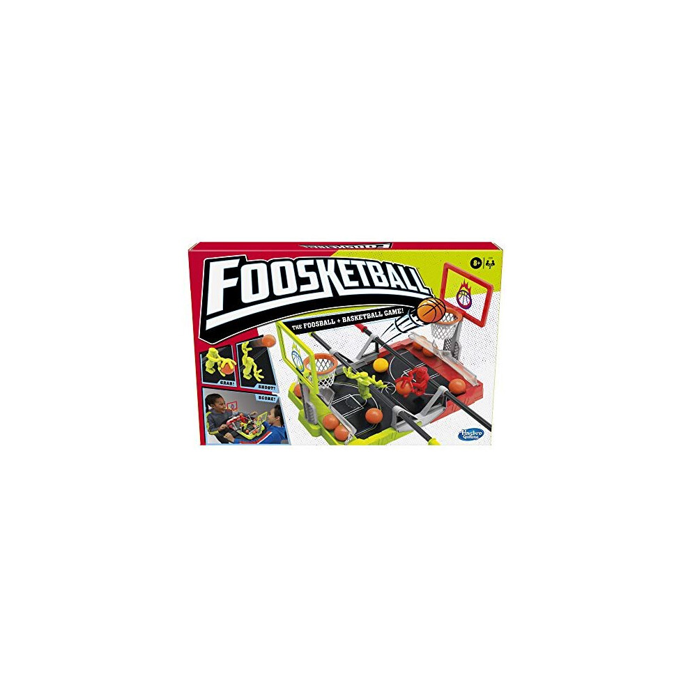 Hasbro Gaming Foosketball Game, The Foosball Plus Basketball Shoot and Score Shoot and Score not searched Tabletop Game for Kids Ages 8 and Up, f