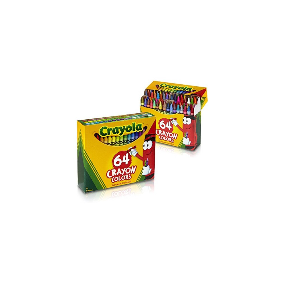 Crayola 760488360385, 64 Ct Crayons (Pack of 2)