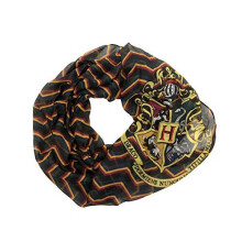 Harry Potter House Lightweight Infinity Scarf for Adults and Kids (Black)