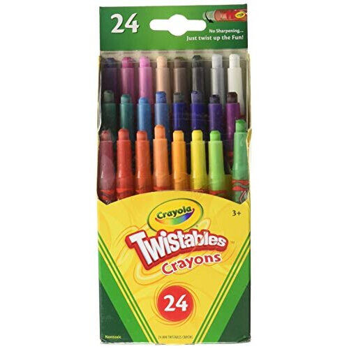 Crayola Crayola Twistables Mini Crayons 24 ea (Pack of 2)