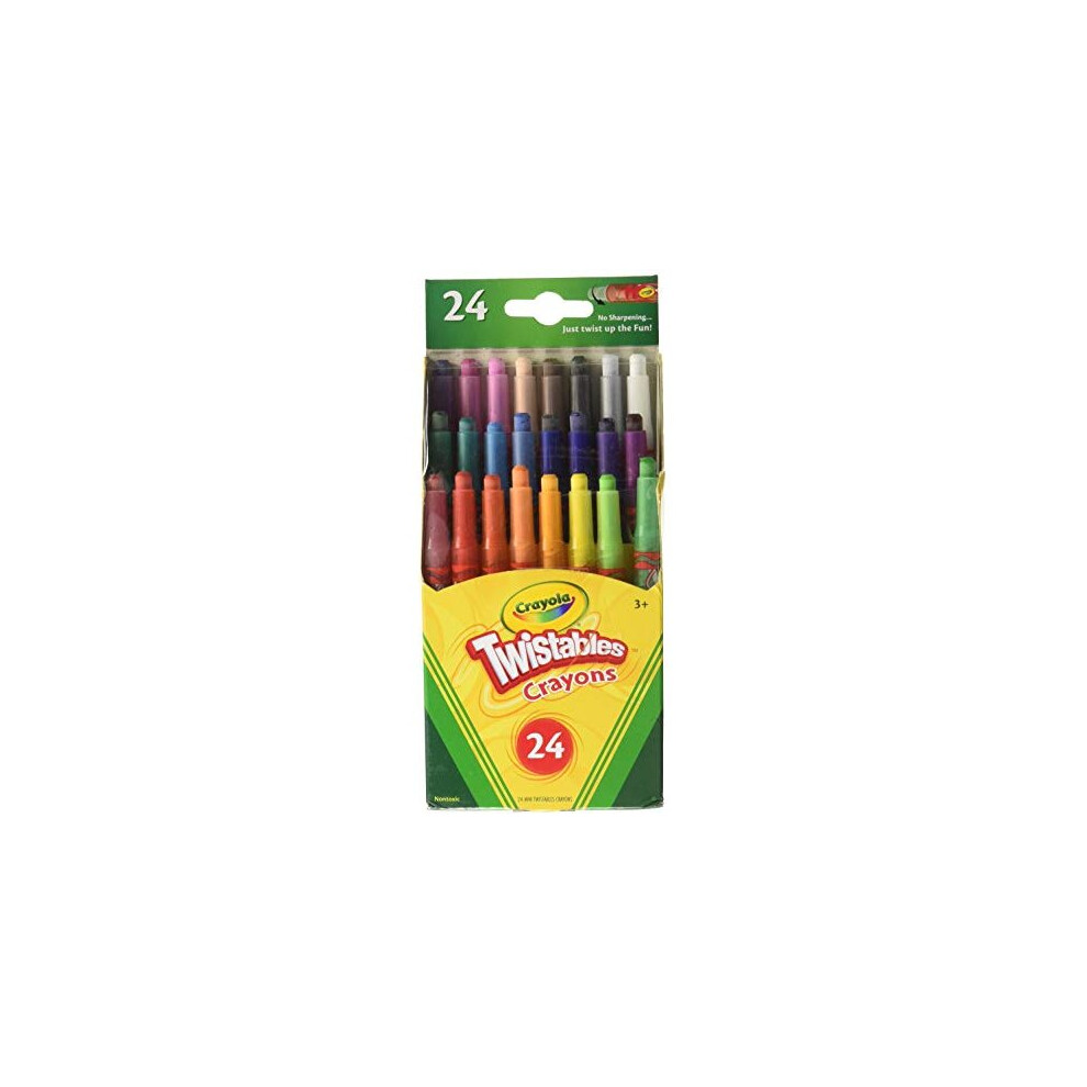 Crayola Twistables Mini Crayons 24 ea (Pack of 2)