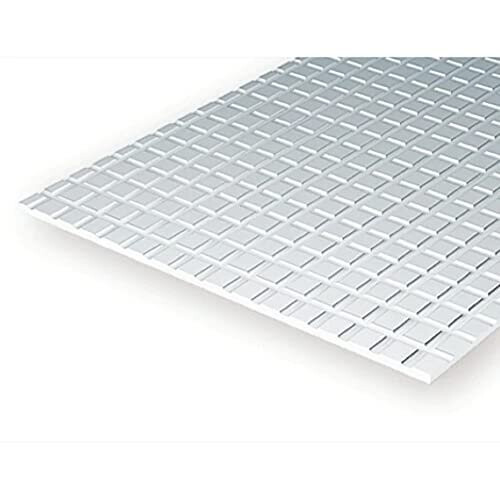 Evergreen Evergreen Scale Models Square Tile 1/8", EVG4503