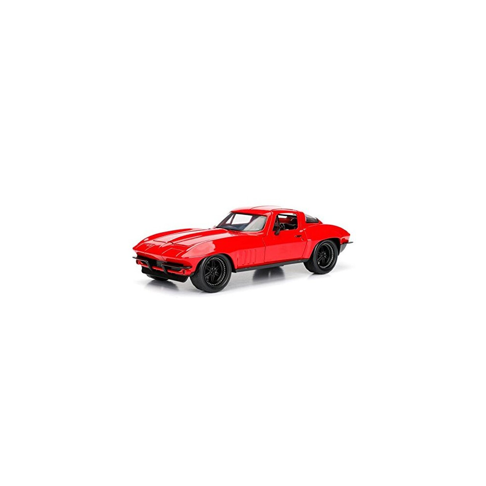 Fast & Furious 1:24 Lettys 1966 Chevy Corvette Die-cast Car, Toys for Kids and Adults