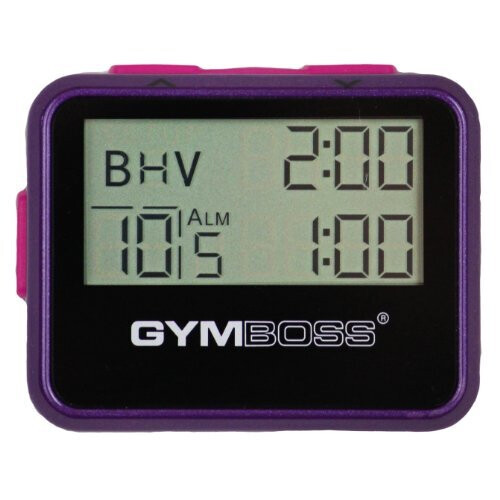 Gymboss Interval Timer and Stopwatch - Violet / Pink Metallic Gloss 1