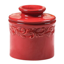 Butter Bell - The Original Butter Bell Crock by L. Tremain, French Ceramic Butter Dish, Antique Collection, Rouge Red