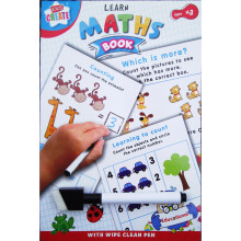 LEARN Maths & Numbers Educational Wipe Clean Book with Pen